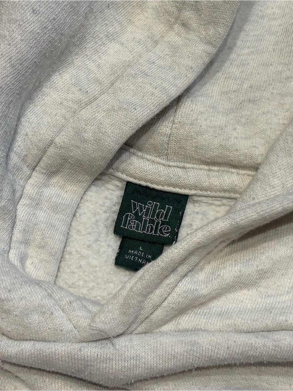 wild fable grey hoodie - Picture 3 of 4